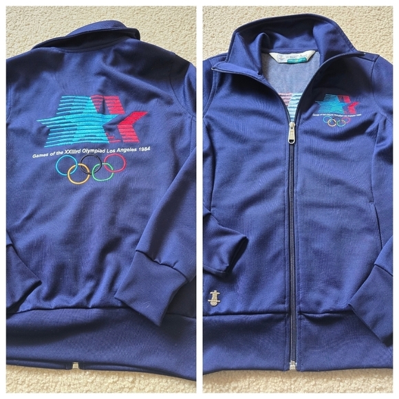 Aritzia Sweaters - Aritzia THE OLYMPIC MUSEUM COLLECTION Full Zip Jacket Summer XXIII 1984 Size S
